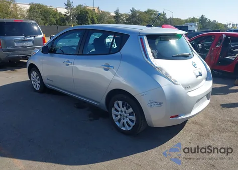 2013 Nissan Leaf S z USA, uszkodzony, nr VIN 1N4AZ0CP8DC419730